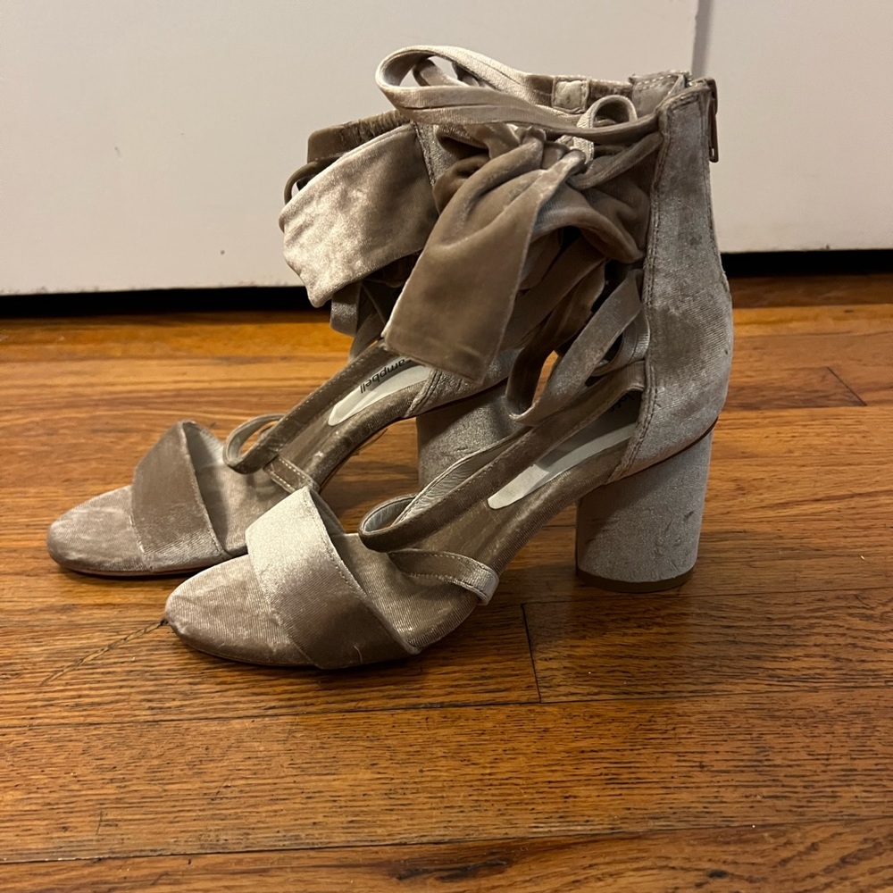 Jeffrey Campbell velvet heels